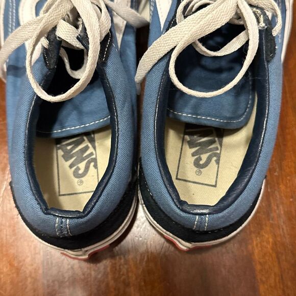 Vans Old Skool Navy Blue Suede/Canvas Shoes Men’s 6 Women’s 7.5 Unisex - Picture 9 of 9